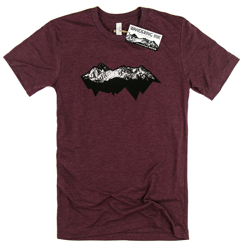 The Mountain Men's Wyrmling Graphic T-Shirt | 100% Cotton Relaxed Fit Tee | Hand-Dyed Eco-Friendly Print