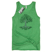 Mens Tree Tank Top, Mens Nature Tee, Graphic Tee