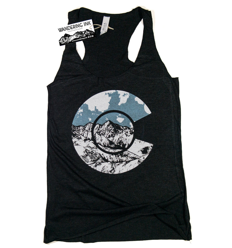Colorado Racerback Tank, Women's Shirts - Wandering Ink